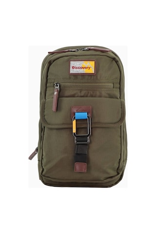 Discovery Icon Rfıd Korumalı Sürdürülebilir Sling 8l Kapasiteli Unisex Omuz Çantası Haki 2