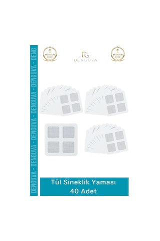 Sineklikyaması Ekonomik Pratik Dayanıklı Yapışkanlı Tamir Filesi Kapı Onarım Seti Tül Sineklik Yama