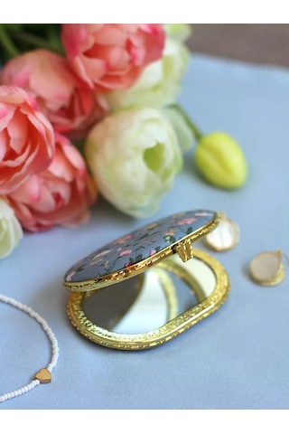 Moltobello Cep Tipi Katlanabilir Makyaj Aynası 173731611 Açık Mavi