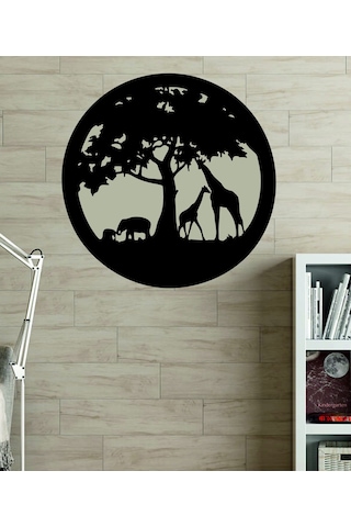 Afrika Rüyası Dekoratif Ahşap Tablo-3