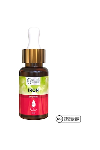 Nature's Supreme Vişne Iron Damla 30 ML