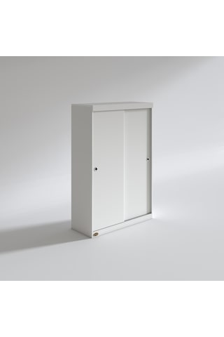 Kenzlife Gardırop Sürgülü Kapaklı Kapılı Karanfil120 Byz Gardolap Dolap