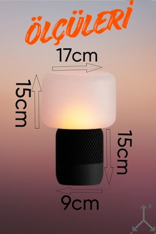 Modern Tasarım Led Masa Lambası Işık Siyah Gövde Ve Soft Beyaz Işık