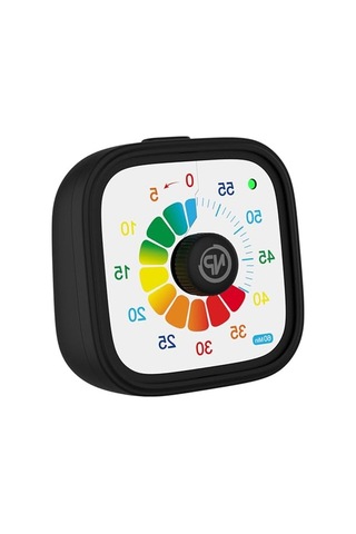 60 Dakika Analog Alarm Zamanlayıcı, Pomodoro Öğrenci Motivasyon Saati Açık Mavi