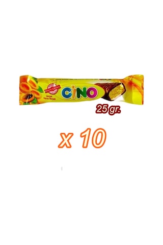 Sütlü Çikolata Kaplı Kayısı Parçalı Bar 10 X 25 Gr.