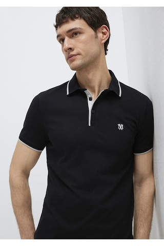 Mavi - Siyah Polo Tişört 0613266-900 Siyah