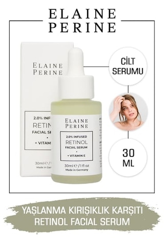 Elaine Perine %2 Retinol Serum Kırışıklık Önleyici Akne Yaşlanma