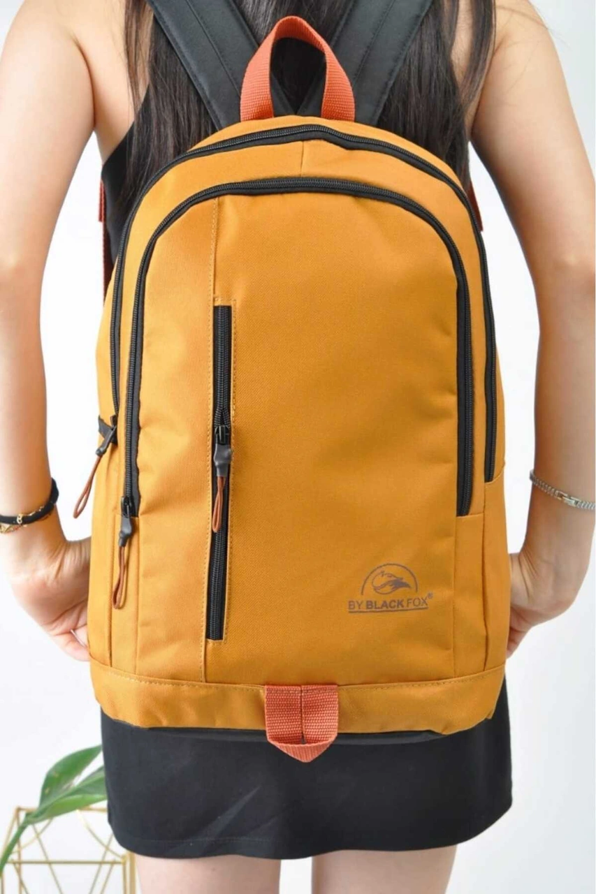 Tezzgelsin Unisex Su Geçirmez Günlük Kullanım Sırt Çantası Sarı