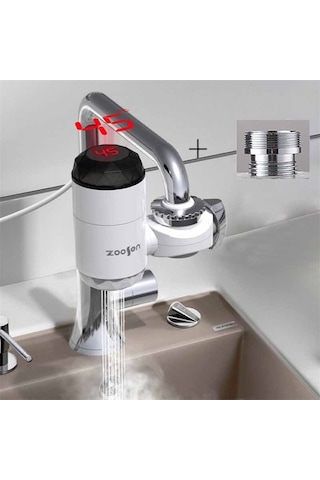 Cbtx Zoosen Elektrikli Sıcak Su Musluk Bağlantı Tipi Anında Sıcak Su Musluk Ab Tak, Stil: Duş Başlığı Konektörlü Çok Renkli