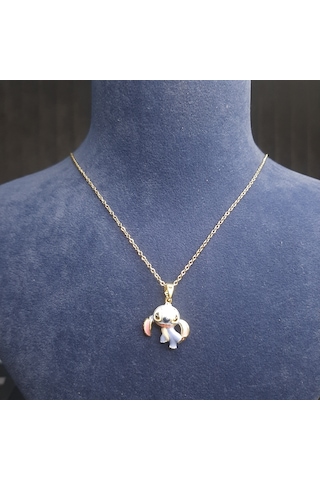 Stainless Steel Stitch Çelik Kolye