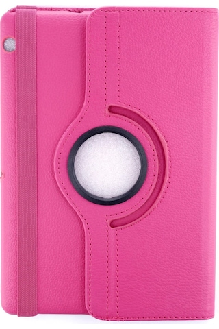 Gld-spt- Newface Huawei Mediapad T3 10 / 9.6 Kılıf 360 Tablet Deri Kılıf - Pembe