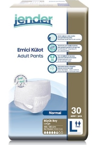 Jender 5.5 Damla Emici Külot Büyük Boy L 30 Adet