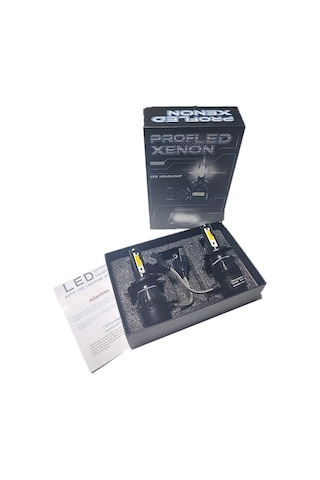 2 Adet H7 Soket Led Xenon Far Ampulü 6000k Beyaz 8000lm
