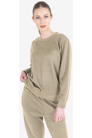 Lescon Bej Kadın Sweatshirt 23n-2102