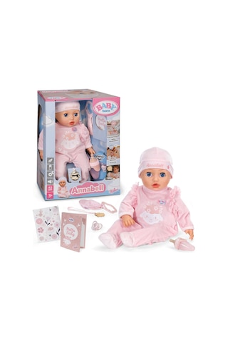 Baby Born Annabell 43 Cm Fonksiyonlu Sesli Bebek 10+ İşlevli Aksesuar Setli 04