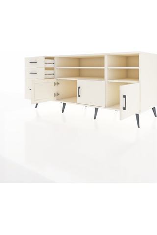 Kronos Konsol 4 Raflı 3 Çekmeceli 3 Kapaklı 176x59x83 Aytaşı-aytaşı/aytaşı Aytası
