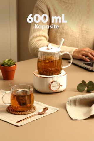 Fressi FR-KT02 Elektrikli Çok Fonksiyonlu Su Isıtıcısı Kettle