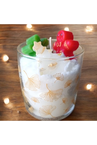 Luluyen New Year Yılbaşı Bardak Mum Eskitme