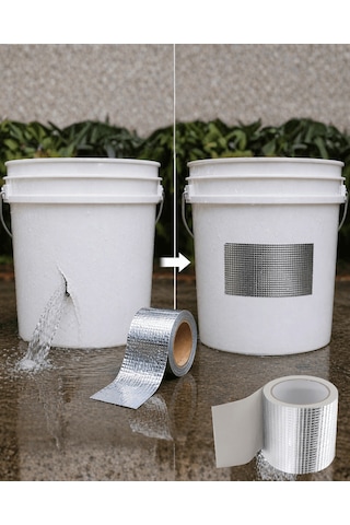 Shnstore 96mm Sızdırmaz Tamir Bandı 2 Metre Su Geçirmez Çatlak Boru Çatı Onarım Bandı Shntknd0720