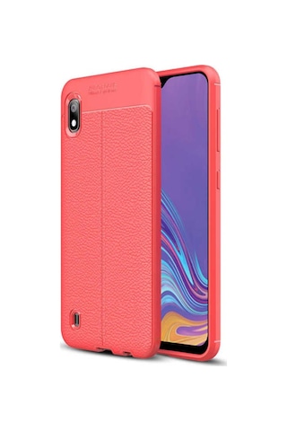 Samsung Uyumlu Galaxy M10 Deri Görünümlü Lux Niss Silikon Kilif 457382521