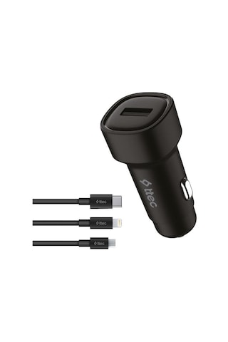 Ttec Smartcharger 2.4a Araç Şarj Aleti + Trio Kablo