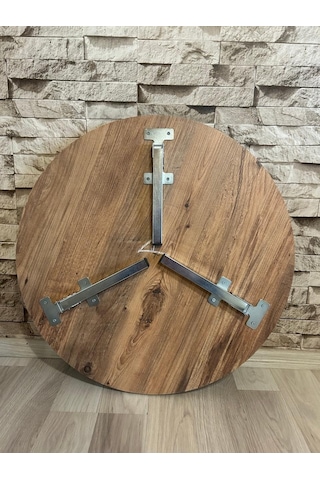 Demirci Civata Ve Hırdavat Katlanabilir Ayaklı Mdf Yer Sofrası 60 Cm - Kahve