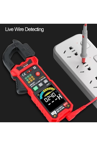 Gvda Gd166b 6000 Sayım Weichuang01 Pens Metre Ac Dc Gerilim True Rms Kelepçe Multimetre Kapasite Ohm Hz Amp Test Cihazı