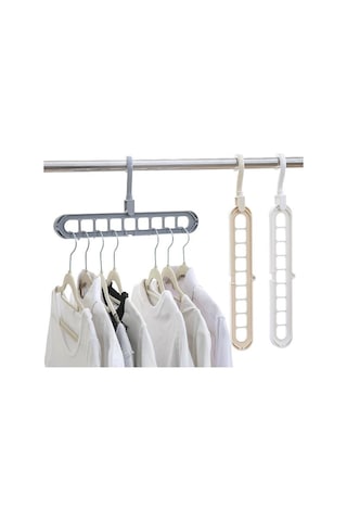 Jms Wıkhostar Gri Çok Fonksiyonlu Elbise Askıları Pantolon Depolama Askıları Elbise Kurutma Rafı Eşarp Elbise Askıları Eşarp Ev Depolama Raf Tutucu Gri