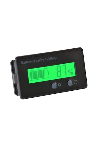 Lcd Batarya Kapasite / Voltaj Göstergesi 12-84v Lion / Lifepo4 /