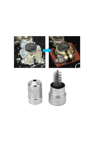 Moveevo 2 Adet Akü Terminal Temizleme Fırçası - Pas Kaldırma, İyi Temas Sağlama, Akü Bakımı Aracı