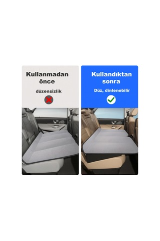 Araç Arka Koltuk Yükseltici Ve Dengeleyici Universal Tasarım Bütün Araçlarla Uyumlu