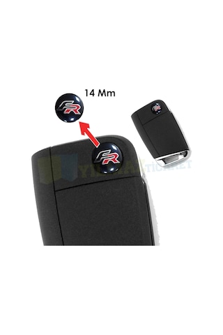 Seat Fr Metal Alaşım Anahtarlık Logo Amblem 14mm Anahtarlık Değildir