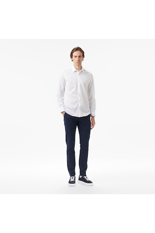 Nautica Erkek Beyaz Slim Fit Gömlek Düz W57430t Beyaz