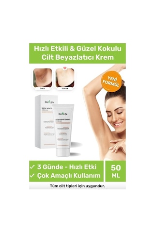 İlla Life Koltuk Altı ve Bikini Bölgesi Beyazlatıcı Krem 50 ML