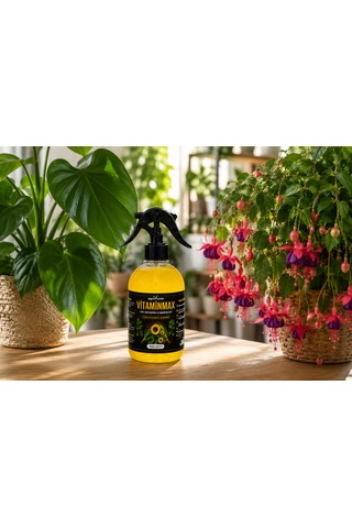 Vitaminmax Yaprak Bakım Vitamini Spreyi 500 Ml Ev Bitkileri, Orkide, Monstera, Barış Çiçeği Ve Tüm Süs Bitkileri İçin