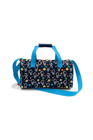 Coral High Erkek Çocuk Spor Ve Seyahat Çantası - Lacivert Mavi Astronot Desenli - 27538 Çok Renkli