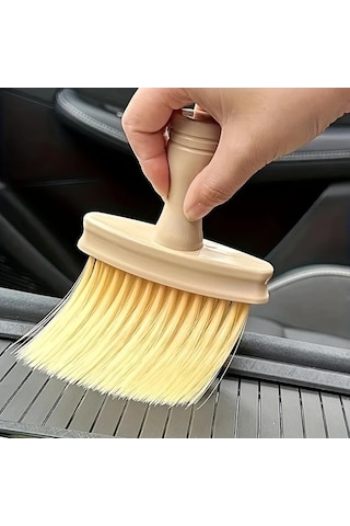 Willowhaven 1 Adet Manuel Toz Alma Fırçası: Ergonomik Sap, Çıkarılabilir Başlık, Çok Yüzeyli Ev Ve Araç Temizliği İçin