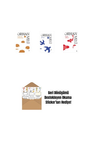Yazılar Ve Konuşmalar + Şiirler Ciltli + Hoşgör Köftecisi + Okuma Sticker'ları