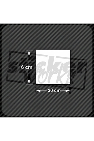Akıncı Hologram Sticker Siyah