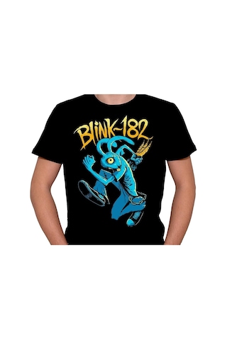 Blink 182 Tavşan Havuç Rabbit Tişört Unisex T-shirt 001