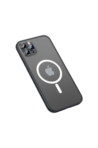 Apple Uyumlu iPhone 13 Pro Max Kılıf Zore Mokka Lens Koruyuculu Wireless Kılıf