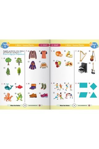 Bilsemde Başarı Kitabı 1-2-3. Seviye Set