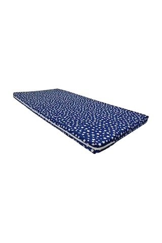 Sünger Yatak 70x180x6 Cm, Yer Yatağı,yer Minderi,şantiye,karavan,deprem Yatağı-lacivert Yıldız