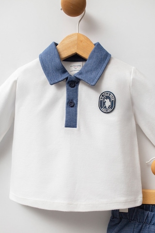 U.S. Polo Assn. Erkek Bebek Beyaz Takım Usb2598-c-v1 Beyaz