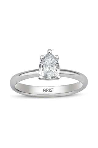 Ariş 0.50 ct. Pırlanta Damla Tektaş Yüzük