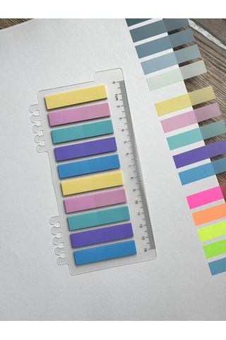 Muse Home Store Kitaplar İçin Kendinden Yapışkanlı Kitap Ayraç Çıkartması Seti 426519564