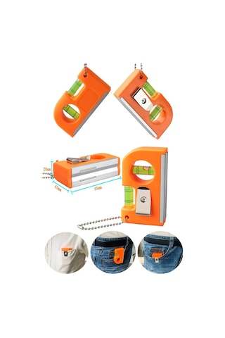 Su Terazisi Mini Eğim Ölçen Terazi Mıknatıslı Çok Amaçlı Ölçüm 22cm Yüzey Ölçümü