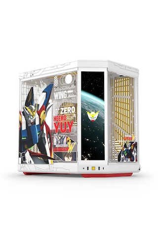 Hyte Y70 Touch Gundam Wing Temperli Cam Usb 3.2 E-atx Dual Chamber Mid Tower Dokunmatik Ekranlı Gaming Kasa Cs-hyte-y70ttı-gwıng