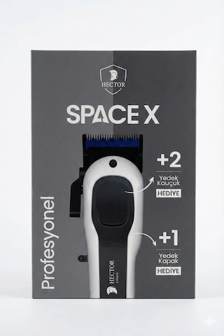 Hector Space X 8000 Rpm Saç Tıraş Makinesi Beyaz