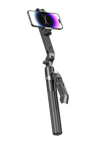 Jmary Kt-299 360 Derece Dönebilen Kablosuz Kumandalı Tripod Ve Selfie Çubuğu Siyah